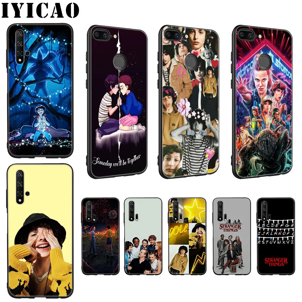 Мягкий силиконовый чехол IYICAO Stranger Things для Huawei Honor view 20 9X Pro 10 9 8 Lite 8X 8C 7X 7C Note |