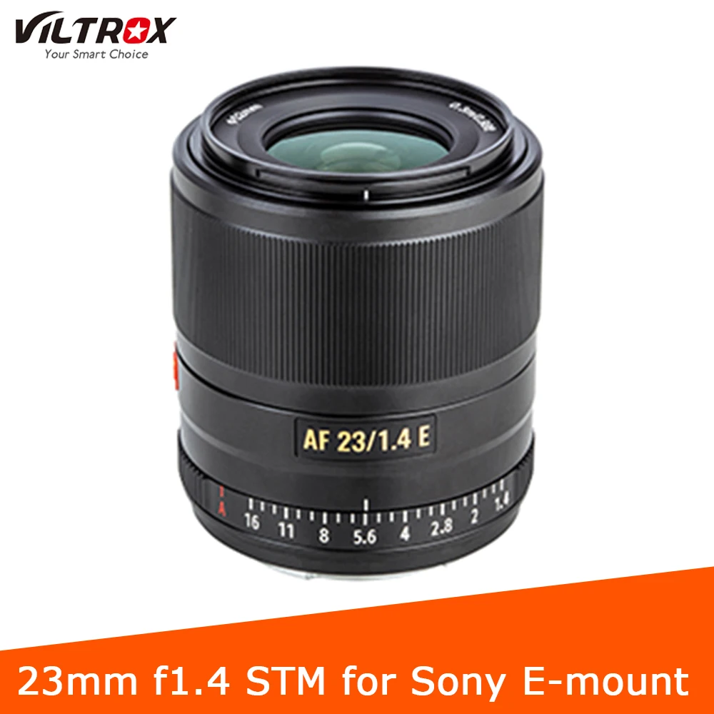 Объектив VILTROX 23 мм f1.4 с автофокусом компактный объектив большой диафрагмой для