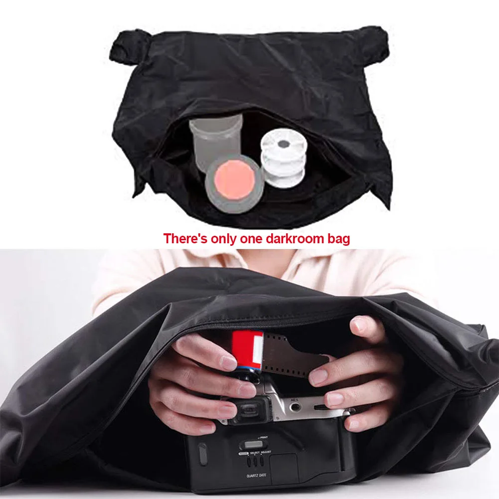 

Portable Developing Dual Layer Light-proof Anti Static Zipper Practical Darkroom Bag Film Changing Professional Photography