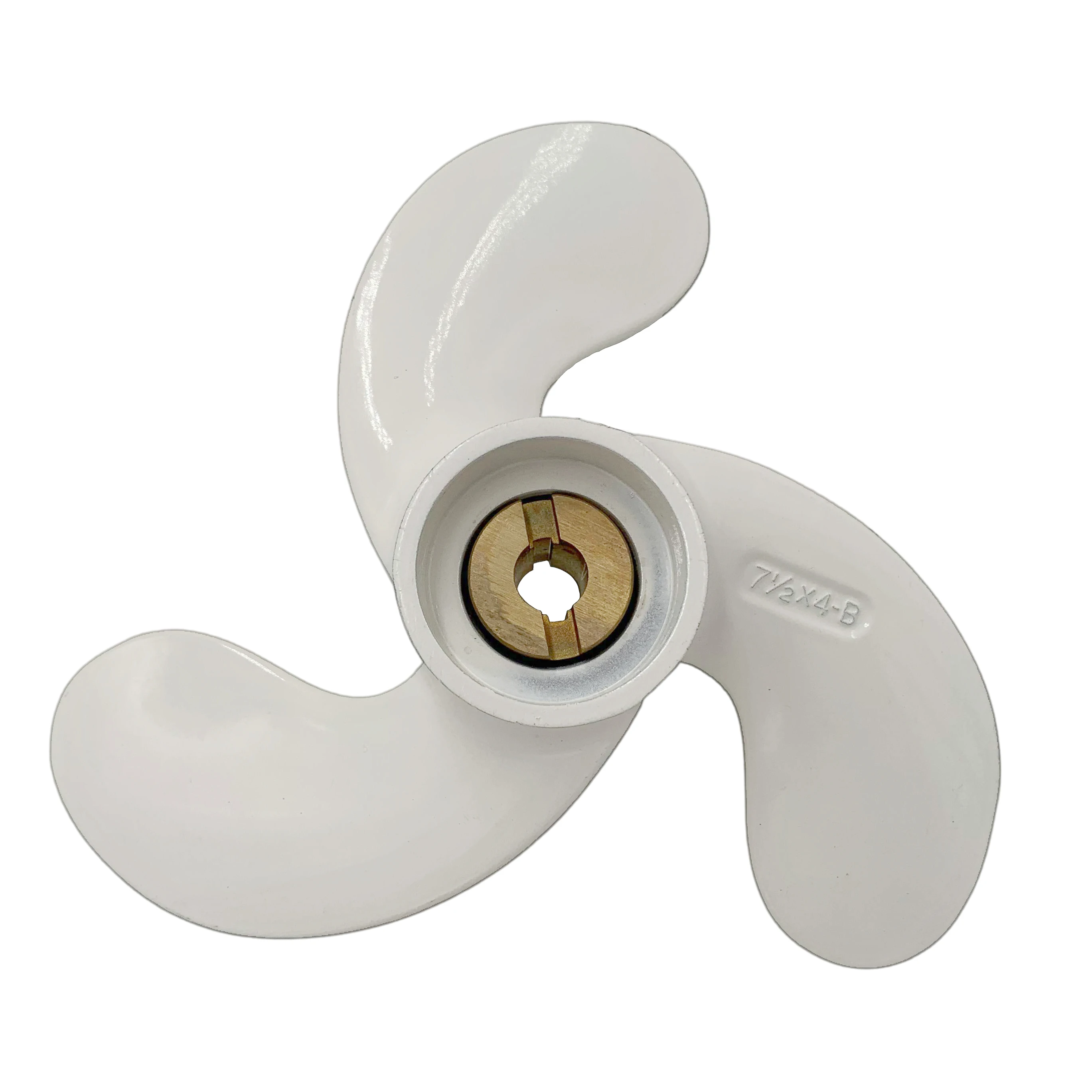 Boat Propeller 7 1/2x4 for Yamaha 2.5HP-6HP 3 Blades Aluminum Prop Pin Drive RH OEM NO: 624-45943-01-EL 7.5x4 лодки с дистанционным управлением flytec v009 2 4g 30km h turbine drive rc boat