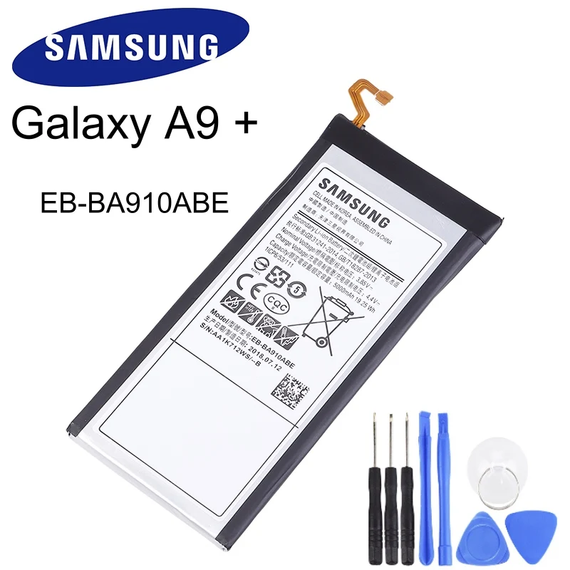 Оригинальная Аккумуляторная батарея Samsung для GalaxyA9 + A9000 A9 Pro 2016|Аккумуляторы