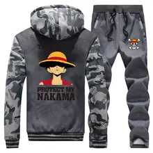 ^^Best Offers One Piece Thick Fleece Hoodies Winter Mens Hoodie+Pants 2 Piece Sets Warm Suit Jacket Anime Men Sweatshirt Hip Hop Tracksuit ^^Best Offers One Piece Thick Fleece Hoodies Winter Mens Hoodie+Pants 2 Piece Sets Warm Suit Jacket Anime Men Sweatshirt Hip Hop Tracksuit