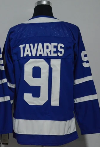 А+++ Качественная мужская футболка для взрослых#91 John Tavares Toronto