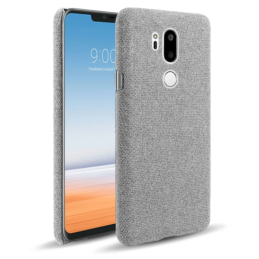 Cloth Cases For LG G7 ThinQ Case Slim Retro Cloth Hard Cover For LG G7 6.1" LM-G710, LM-G710N, LM-G710VM, G710, SM-G710 Coque phone dry bag