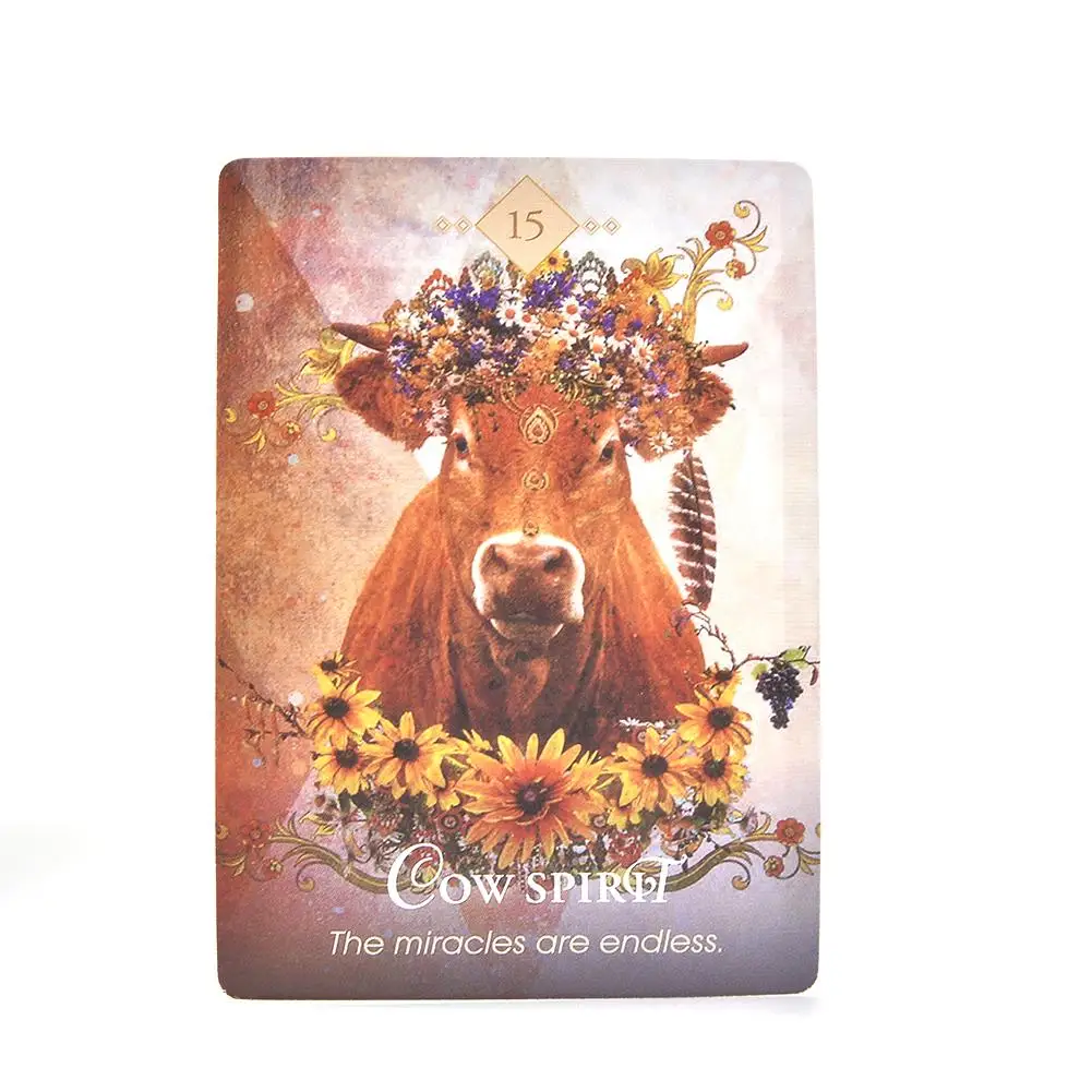 68 шт. Таро Kaarten Dek Tarot Card Voor De Geest Dier Orakel Begeleiding waarzegerij Fate Bordspel Voor вечерние Spelen Card# N