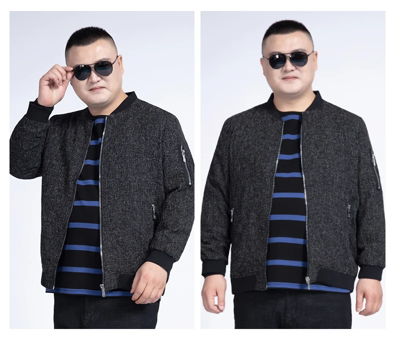 8XL 7XL 6XL Мужской мягкий вязаный кардиган на молнии, Мужской Ребристый Кардиган со стоячим воротником, с наклонным карманом, трикотажная резинка на манжетах и подоле, повседневный