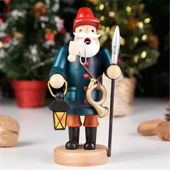 

CREATIVE CHRISTMAS WOODEN SMOKE DOLL INCENSE BURNER PIPE MAN PUPPET HOME DECORATION ACCESSORIES A1065