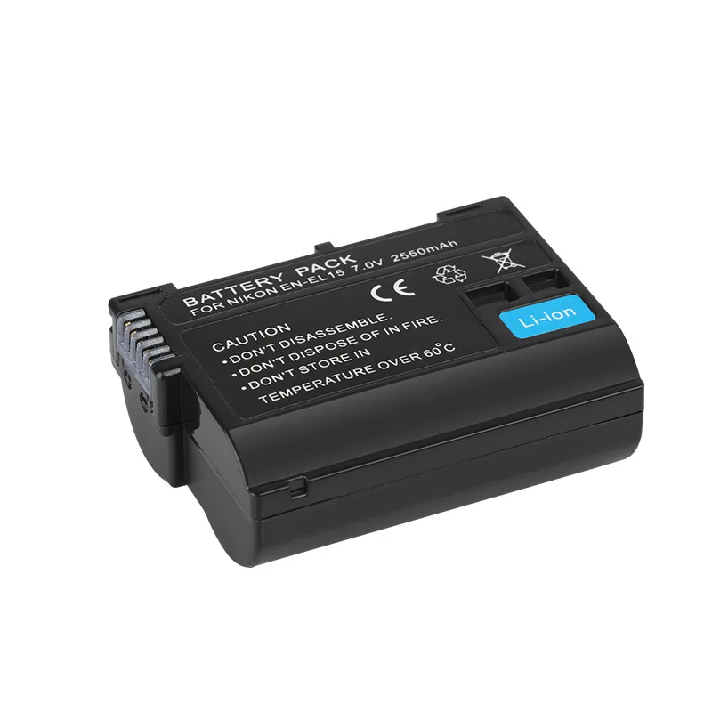 EN-EL15 ENEL15 перезаряжаемые цифровой Батарея en-el15a RU EL15 2550mAh Аккумулятор для камеры Nikon D500 D750 D7100 D7000