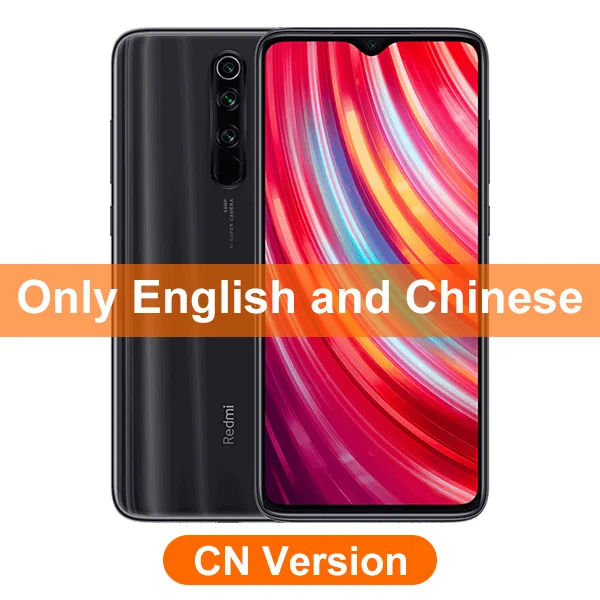 CN Version Gray Мобильный телефон Xiaomi Redmi Note 8 Pro с глобальной прошивкой, 6 ГБ, 64 ГБ, 64 мп, четыре камеры MTK Helio G90T, экран 6,53 дюйма, 4500 мАч, NFC, смартфон - Цвет: CN Version Gray