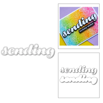 

2020 New Lowercase English Letter Words Ending Layered Metal Cutting Dies For Scrapbooking Greeting Card Paper Making No Stamps