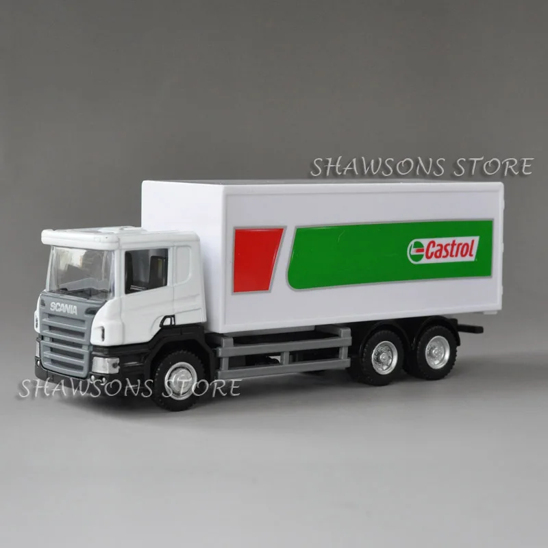 1: 64 литье под давлением модель автомобиля игрушка Scania P360 модель грузовика-контейнеровоза Реплика