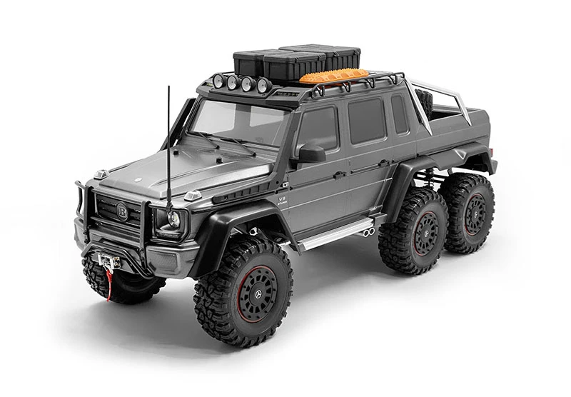 Радиоуправляемый гусеничный автомобильный корпус с логотипом гриль с металлическим защитным комплектом подходит для 1/10 масштаб TRX4 TRX-6 Benzz 4X4 6X6 G63 G500 модель игрушки запчасти для грузовиков