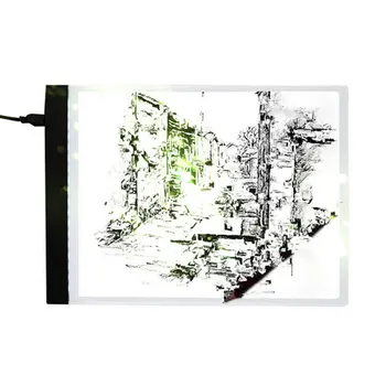 

LED Light box drawing tablet Art Stencil Board Tracing Drawing Board tableta grafica USB Powered A4 Copy Station