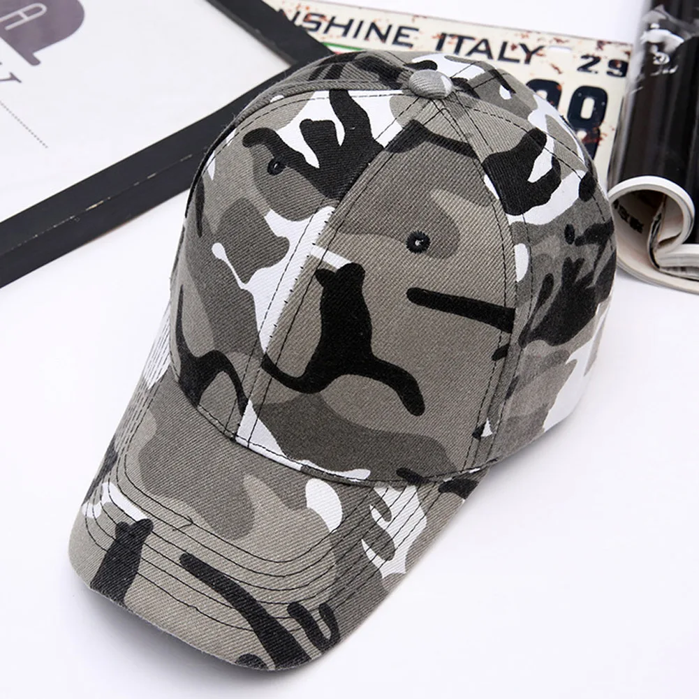 Men Baseball Caps Army Tactical Camouflage Cap Outdoor Jungle Hunting Snapback Hat For Women Bone Dad Hat men's summer baseball caps