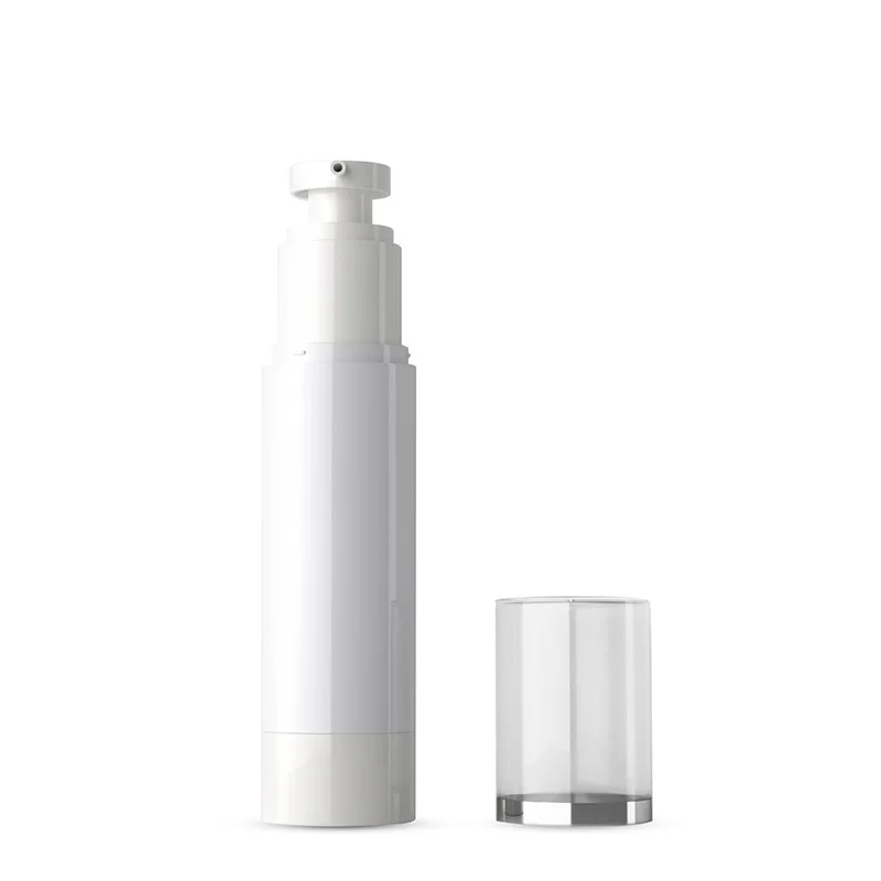 

15ml 30ml 50ml Empty Airless Cream Pump Travel Bottle For Cosmetics Plastic Airless Container Airless Pump For Essential Cream