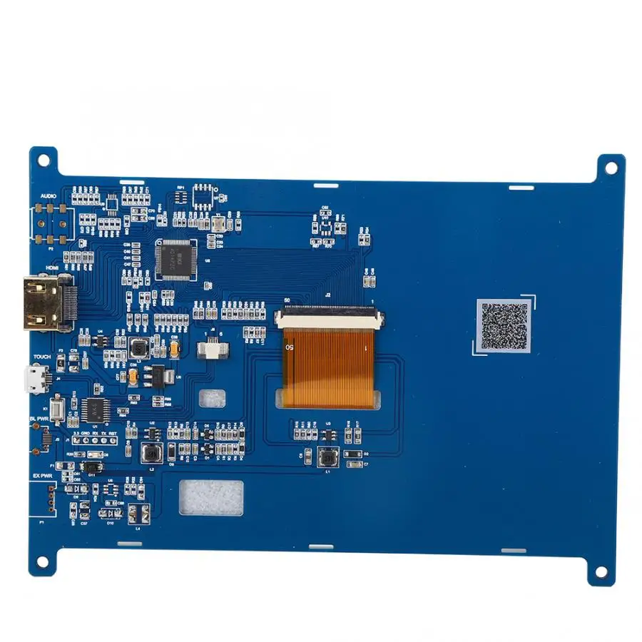 7 дюймов 1024x600 HD моментом ips Экран с широким углом обзора для Raspberry Pi 4B/3B