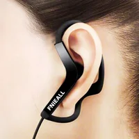 Auriculares deportivos con gancho para la oreja, audífonos deportivos de 13MM para correr, micrófono de gimnasio, HiFi, para teléfonos inteligentes iPhone /Samsung IOS Android