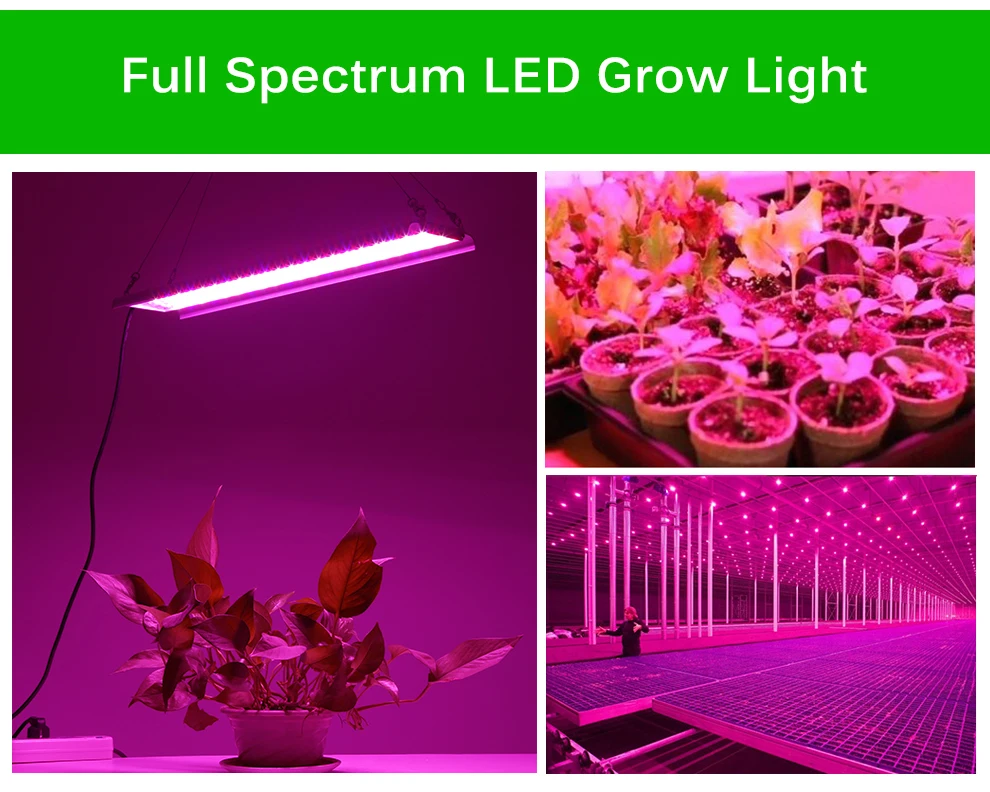 Полный спектр светильник для выращивания 1000 Вт Высокая световая эффективность 80 Вт низкое энергопотребление 220 В светодиодный светильник для выращивания