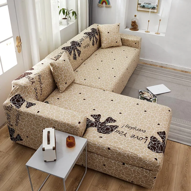 Stretch Sofa Covers Sectional Elastic Sofa Cover for Living Room Couch Cover Slipcovers Single/Two/Three/Four Seat 0039