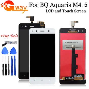 

black /white For BQ Aquaris M4.5 LCD screen display+touch screen digitizer Assembly +Tools