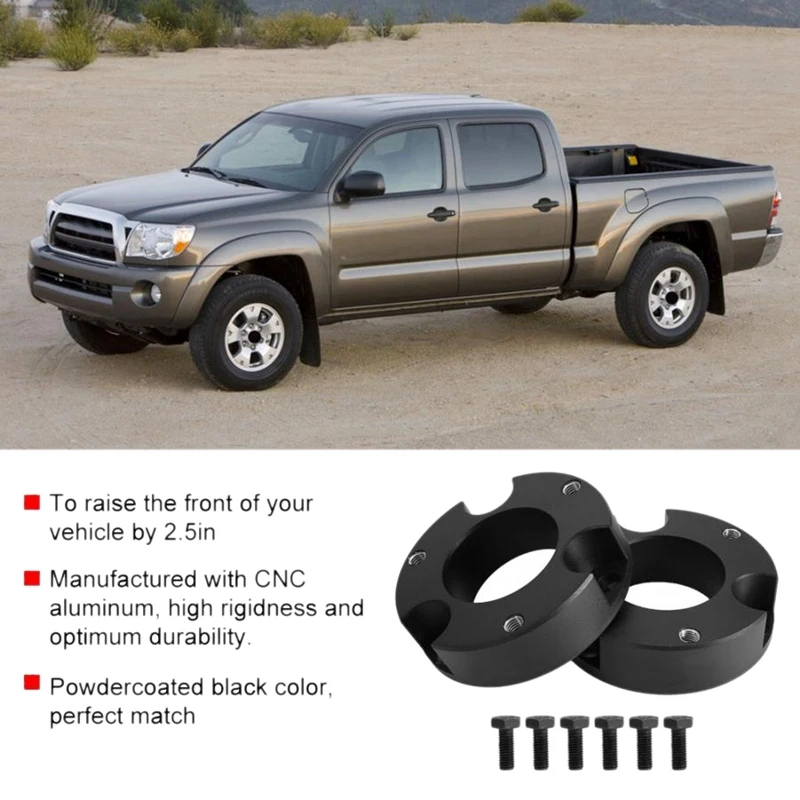 2 шт. автомобиля спереди Выравнивания Лифт комплект 2.5In для Toyota Tacoma 4runner 2WD/4WD FJ Cruiser 4WD 2005