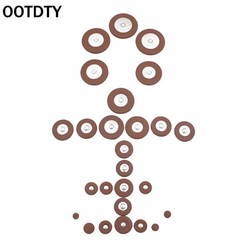 OOTDTY 25 шт. альт саксофон Саксофон remplacement Bois искусственной колодки en cuir