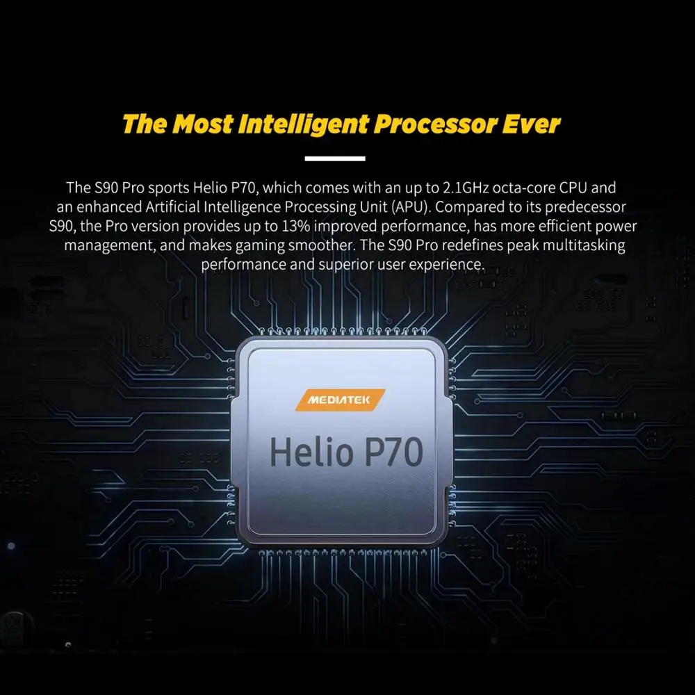 DOOGEE S90 Pro IP68/IP69K прочный мобильный телефон Android 9,0 смартфон 6,1" FHD+ дисплей Helio P70 Восьмиядерный 6 ГБ 128 ГБ 16MP Cam