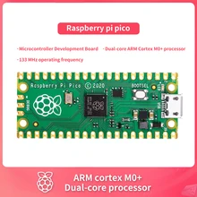 Placa de desenvolvimento oficial nova do microcontrolador do pico da framboesa pi, processador do córtex m0 + do braço do duplo-núcleo, frequência de funcionamento de 133 mhz