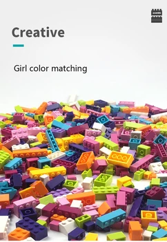 

350-1100 Pieces Building Blocks Bricks City DIY Creative Bricks Bulk Model Figures Kids Educational Learning Blocks Toys
