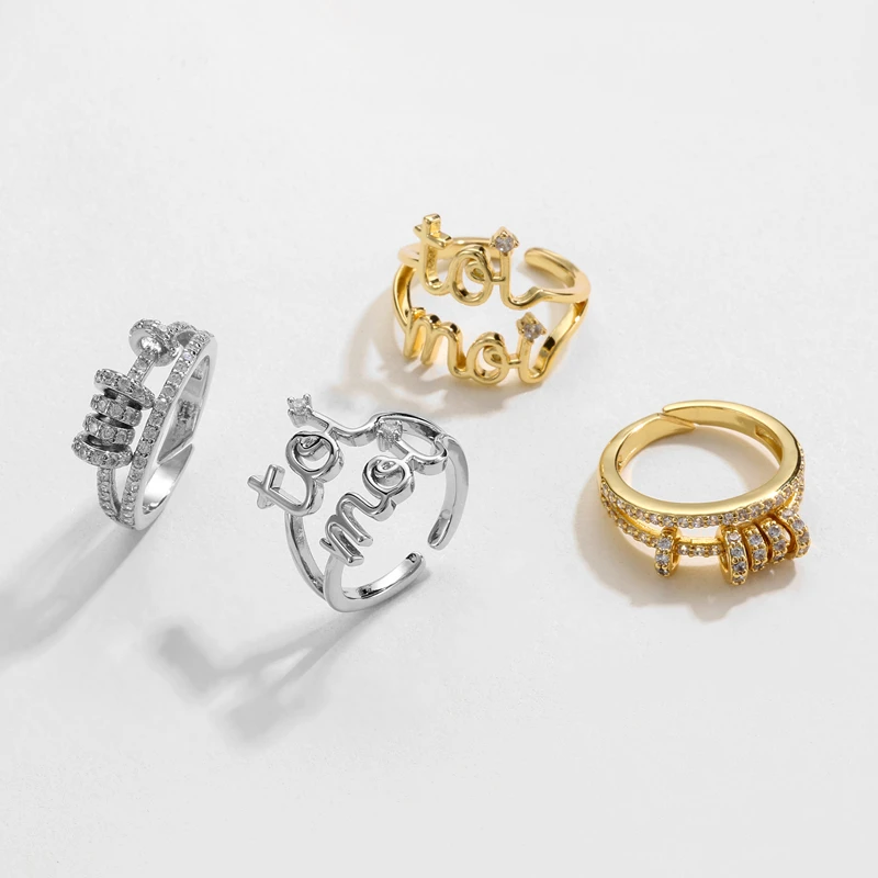 Hedeng-Anillo de circonia cúbica para mujer, joyería, moda 2021, Toi Moi