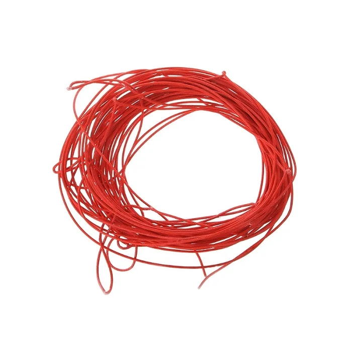 Горячая 20 м 22 AWG ткань одна катушка гитары Пикап провода Запчасти Замена аксессуары Высокое качество - Color: Red