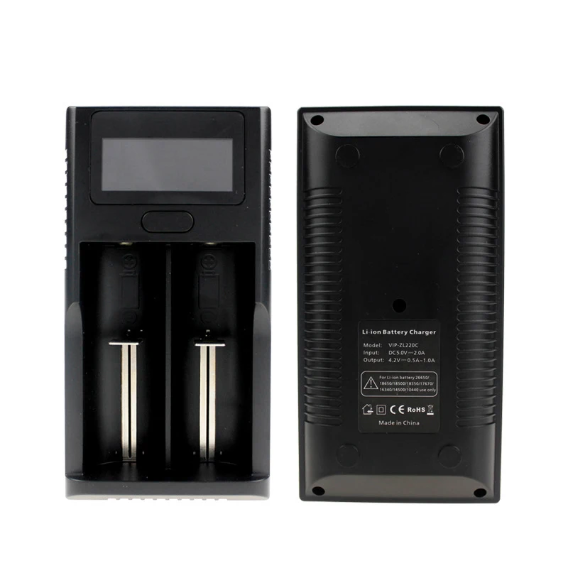 Dual Solts Smart Lcd зарядное устройство защита от короткого замыкания для 26650 18650 18500 17670 16340(Cr123A) литиевая батарея
