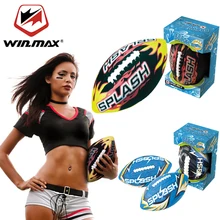 WIN.MAX American Rugby Ball American Football Ball Children Sports Match Standard Training Street Size Polyester Neopren