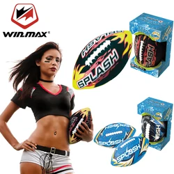 WIN.MAX American Rugby Ball American Football Ball Children Sports Match Standard Training Street Size Polyester Neopren
