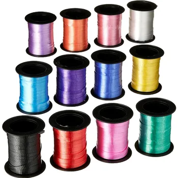 

Balloons Ribbons Laser Ribbon for Party Decoration Birthday Gifts Wedding Decoration Foil Satin Ribbon Curling DIY Accessories