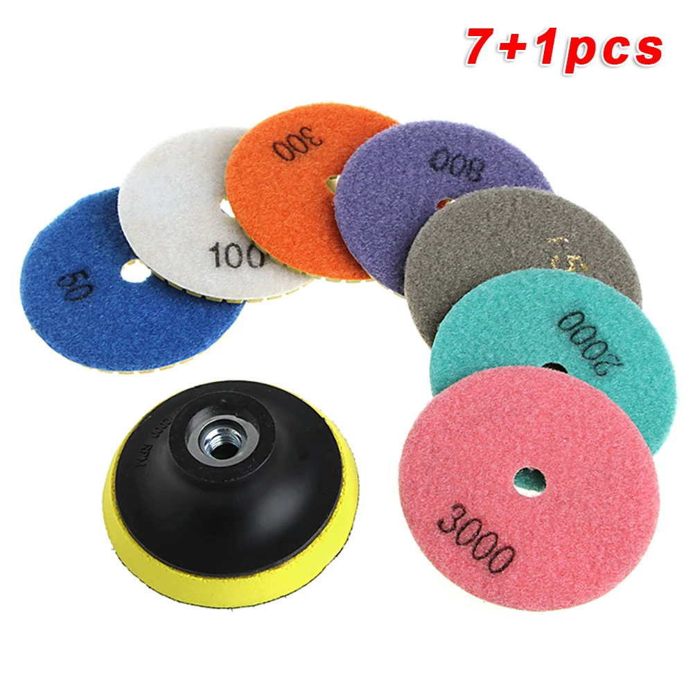 4 Inch Diamond Polishing Pad 20 PIECE Travertine Granite Concrete Stone Marble