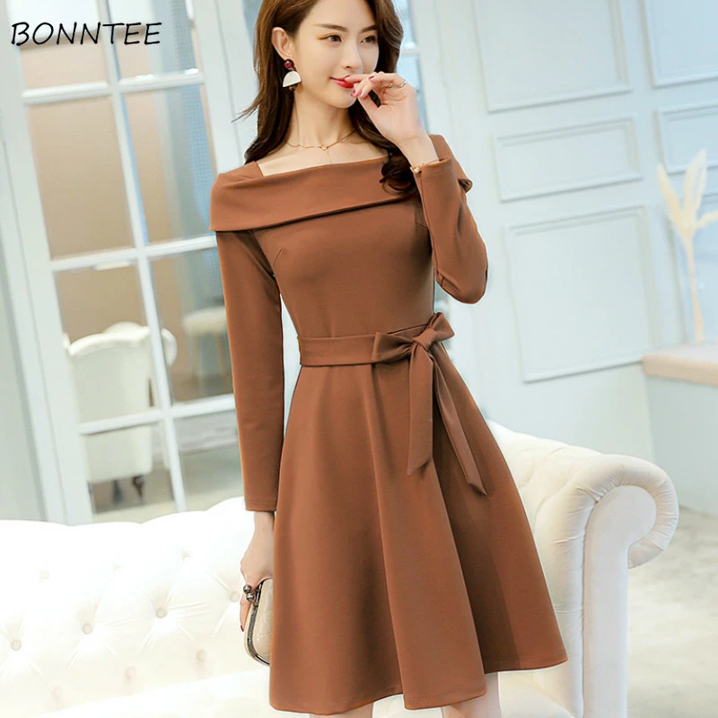 Dress Women Temperament Popular Ruffled 