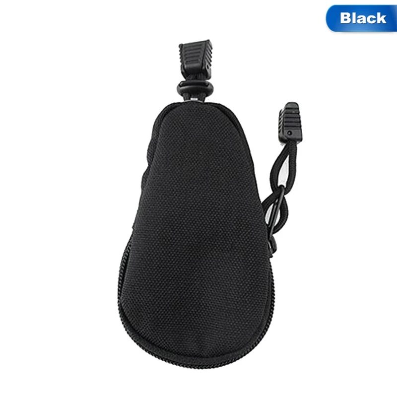 black Мини-кошельки для ключей, держатель для мужчин, кошельки для монет, сумка в стиле милитари, камуфляжная сумка, маленький карман, брелок на молнии, чехол на дверь - Цвет: black