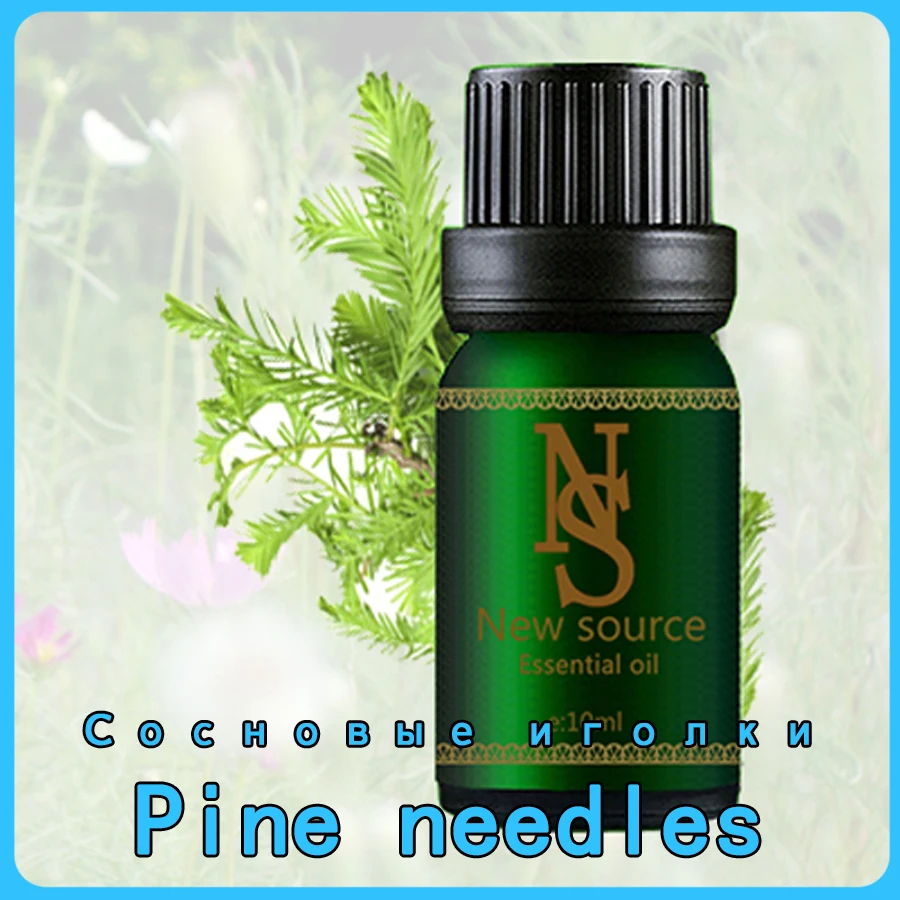 Pine needles  Essential oil 10ml Natural Pure Pine Needles Oil Relax Fragrance Oil Relieve Stress Aromatherapy Diffusers 6 bottles pure natural plant essential oils set suitable for for aromatherapy diffusers diy perfume candle humidifier