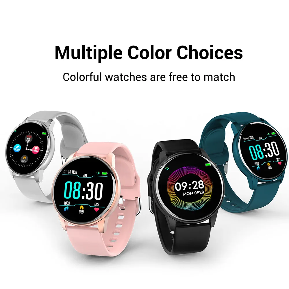 

Q5 Heart Rate Blood Pressure Oxygen Smart Watch Men and Women IP67 Waterproof Sports Path Weather Forecast SmartWatch