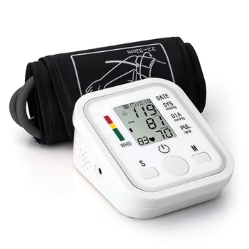 

Upper Arm Bloods Pressure Monitor with Large LCD Display Intelligent Real Voice Electronic Measuring Instruments Sphygmomanomete