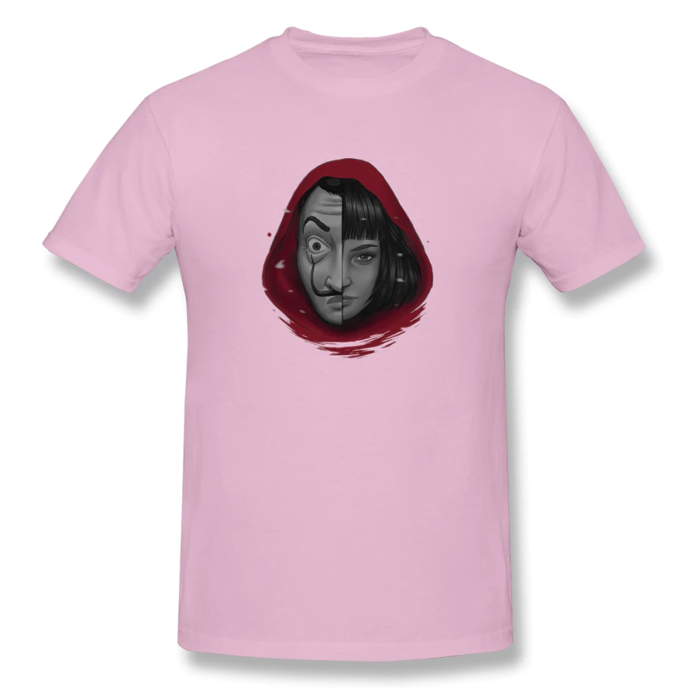 La Casa De Papel The Girl Casual O-Neck Men's Basic Short Sleeve T-Shirt 100% Cotton Tee Shirt Printed men clothes 2019