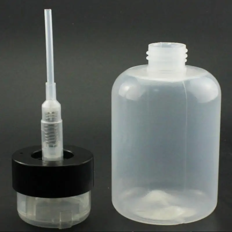 210ml Empty Pump Dispenser Acrylic Gel Polish Remover Cleaner Liquid Container Storage Small Pressure Bottle Storage Bottle