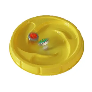 

2pcs Yellow Arena Disk For Beyblad Burst Gyro Exciting Duel Spinning Top Stadium Battle Plate Toy Accessories Boys Gift Kids