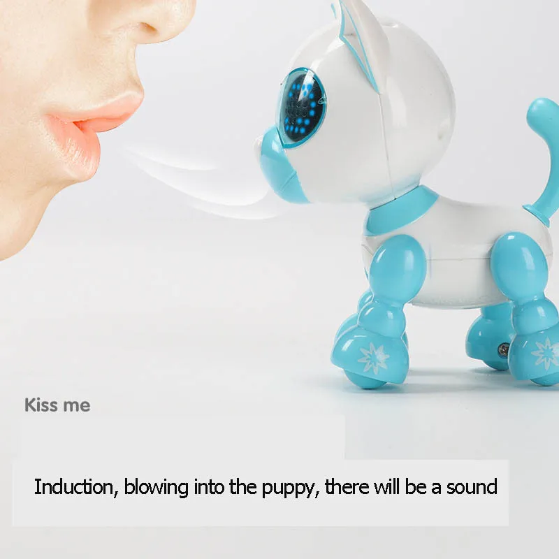 Новейший Роботизированный игрушка для собак умный робот для домашних животных Детский интерактивный игровой мат интересный электронная собака игрушки для детей подарок