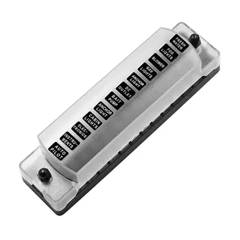 

Independent positive and negative fuse box Standard version Without fuse Car TV SUV RV Bus Yacht Ferry