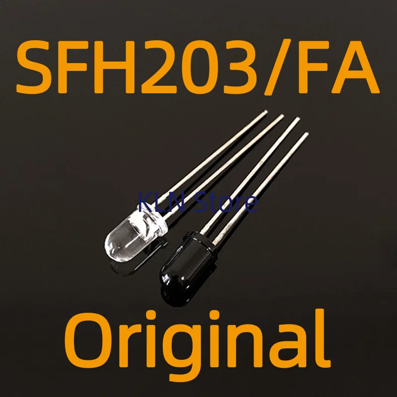 10pcs Sfh203 Sfh203fa Silicon Pin Photodiode Dip-2 5mm Led Sfh 203 ...