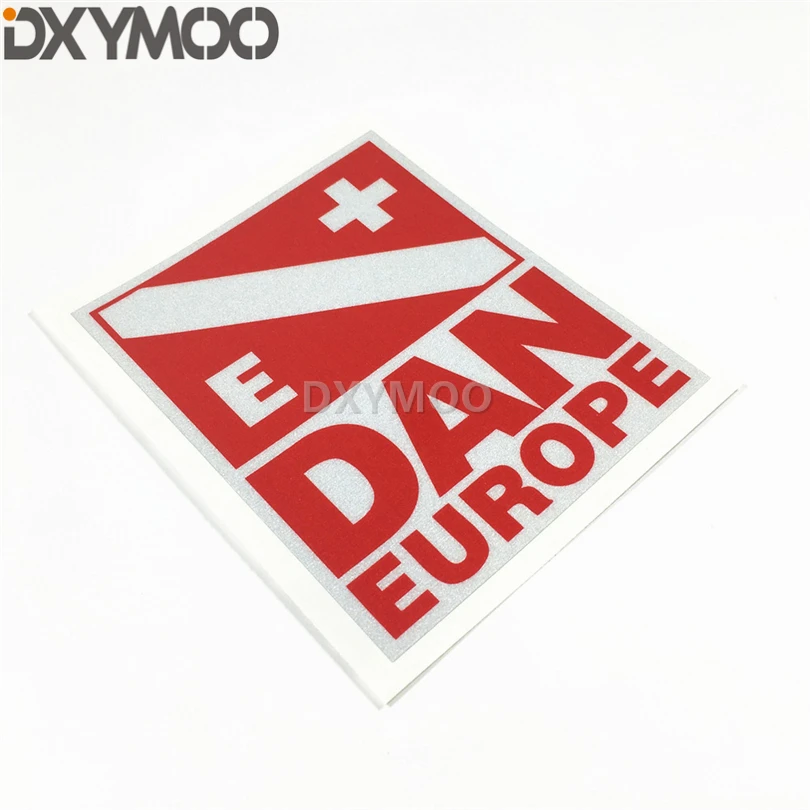 Car Styling Decal Scuba Dive DAN EUROPE Automobile Truck Window Bike Helmet Motorcycle Racing Sticker Bumper | Автомобили и