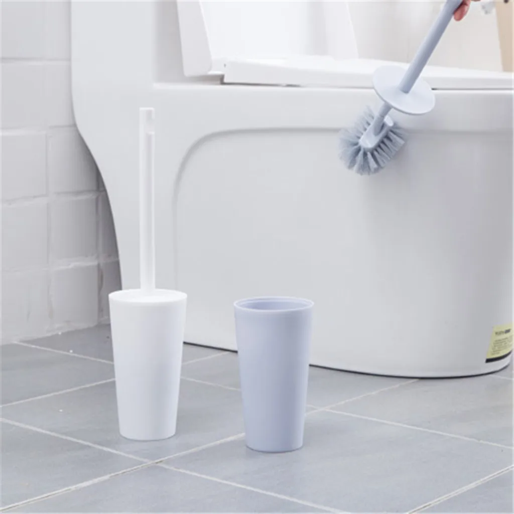 

Home Toilet Brush Holder Stand Guard Set Brosse Toilette Bathroom Cleaning Tools Useful WC Accessories Toiletten