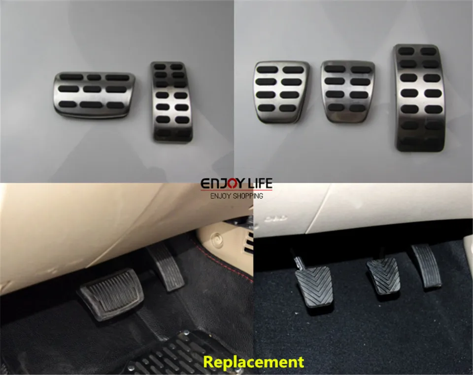 At&mt Gas Fuel Brake Clutch Foot Pedal Pad For Hyundai Accent Solaris